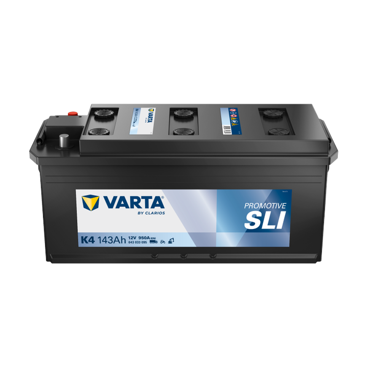 Truck battery Varta K4 12V 143Ah 950A · Málaga