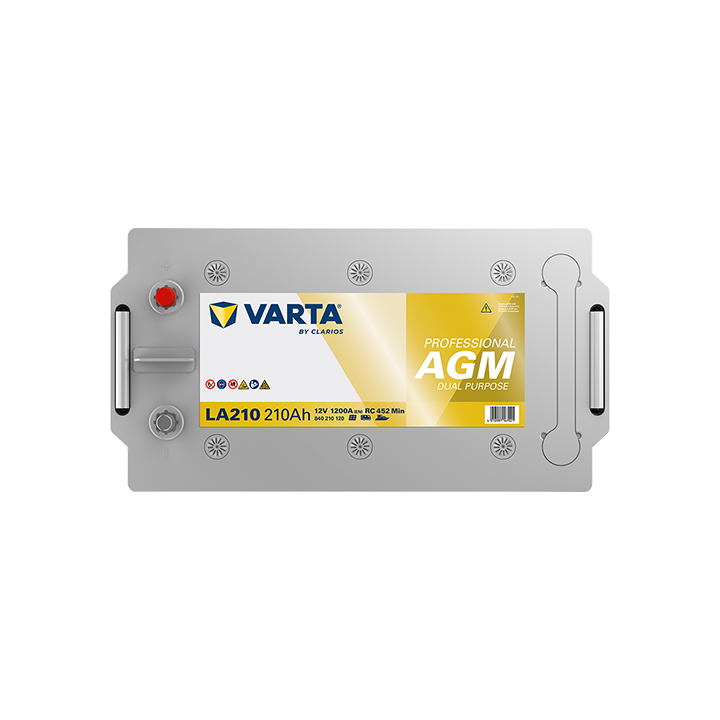 Batteria nautica Varta LA210 12V 210Ah 1200A · Málaga