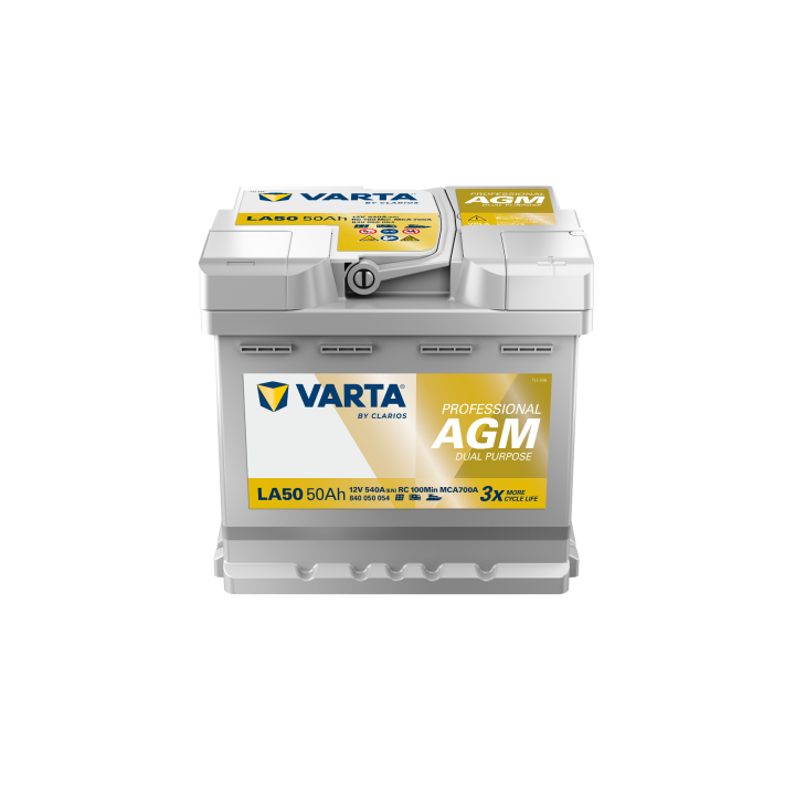 Bootsbatterie Varta LA50 12V 50Ah 540A · Málaga