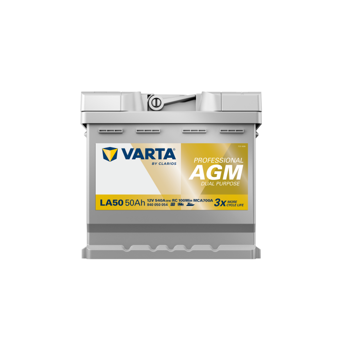 Bootsbatterie Varta LA50 12V 50Ah 540A · Málaga