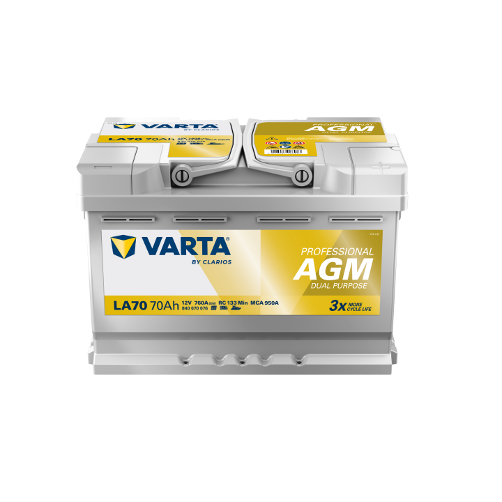 Batterie marine Varta LA70 12V 70Ah 760A · Málaga