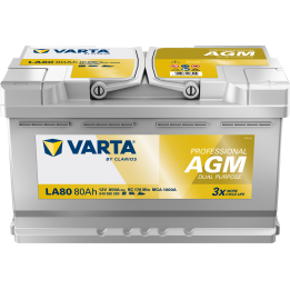 Bootsbatterie Varta LA80 12V 80Ah 800A · Málaga