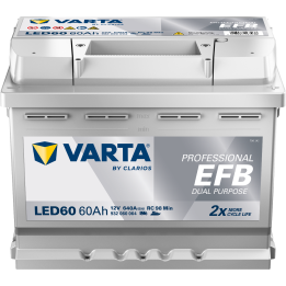 Batteria nautica Varta LED60 12V 60Ah 640A · Málaga