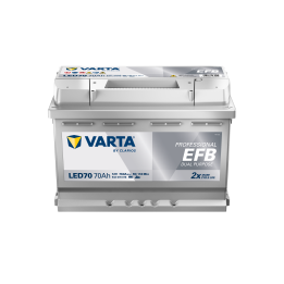 Batería náutica Varta LED70 12V 70Ah 760A · Málaga
