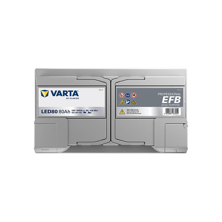 Batterie marine Varta LED80 12V 80Ah 800A · Málaga
