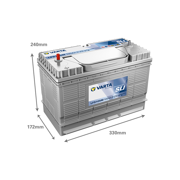 Batterie marine Varta LFS105M 12V 105Ah 800A · Málaga