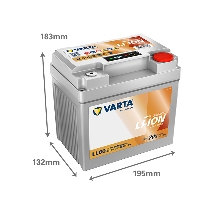 Batería de litio Varta LL50 12.8V 50Ah · Málaga