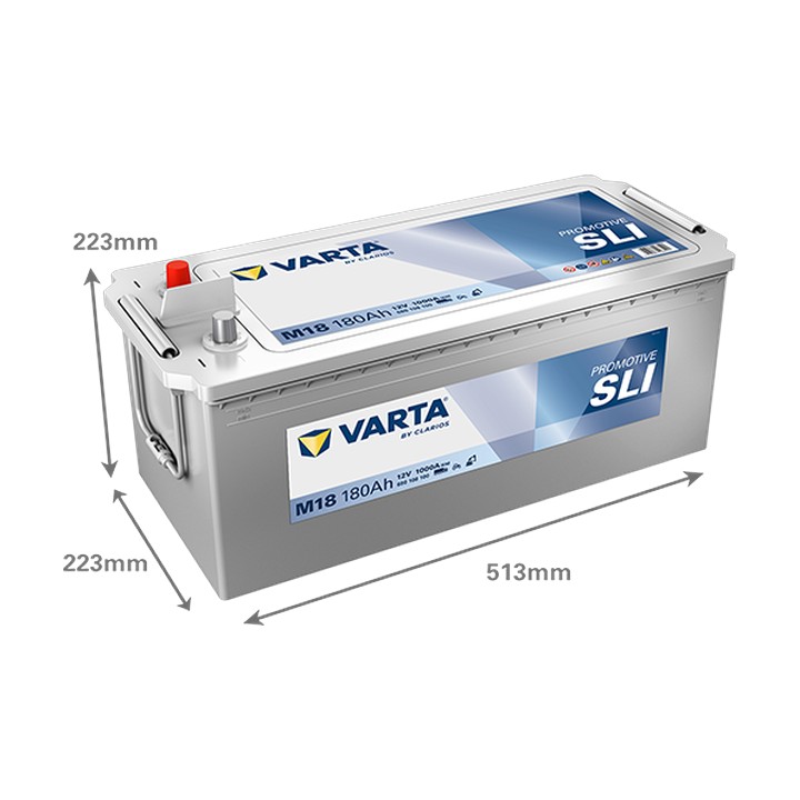 Bateria de camião Varta M18 12V 180Ah 1000A · Málaga