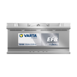 Bateria Start-Stop Varta N105 12V 105Ah 950A · Málaga