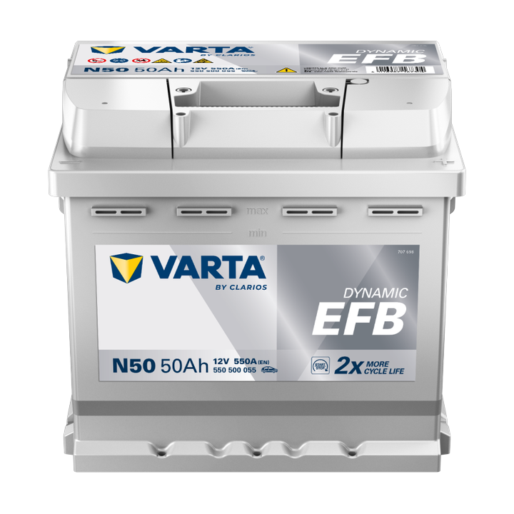 Batterie Start-Stop Varta N50 12V 50Ah 550A · Málaga