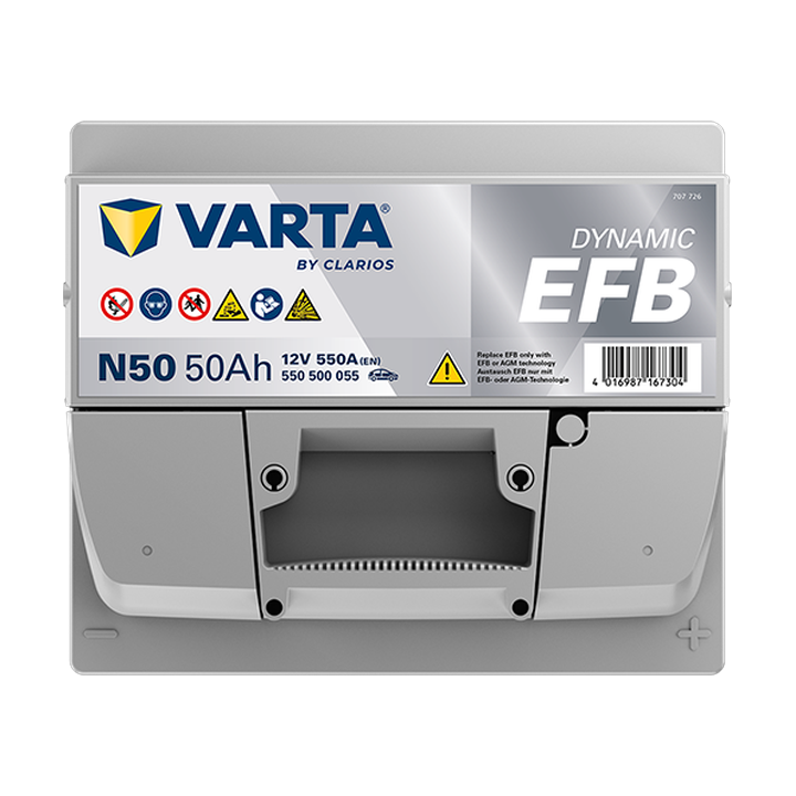 Bateria Start-Stop Varta N50 12V 50Ah 550A · Málaga