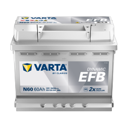 Batteria Start-Stop Varta N60 12V 60Ah 640A · Málaga