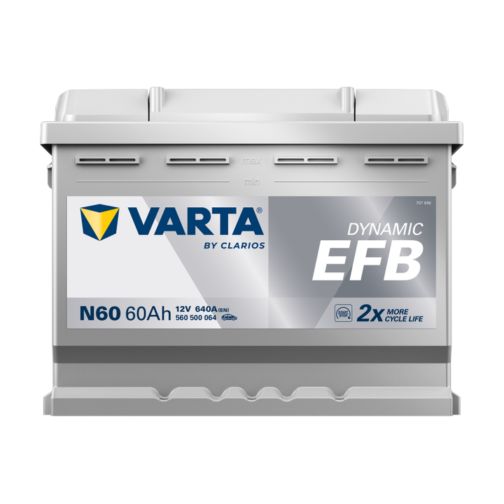 Bateria Start-Stop Varta N60 12V 60Ah 640A · Málaga