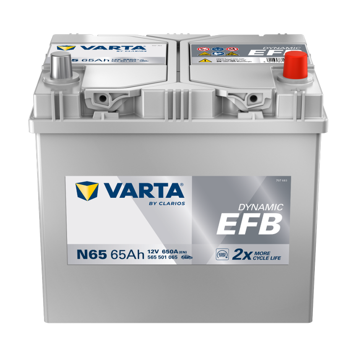 Batteria Start-Stop Varta N65 12V 65Ah 650A · Málaga