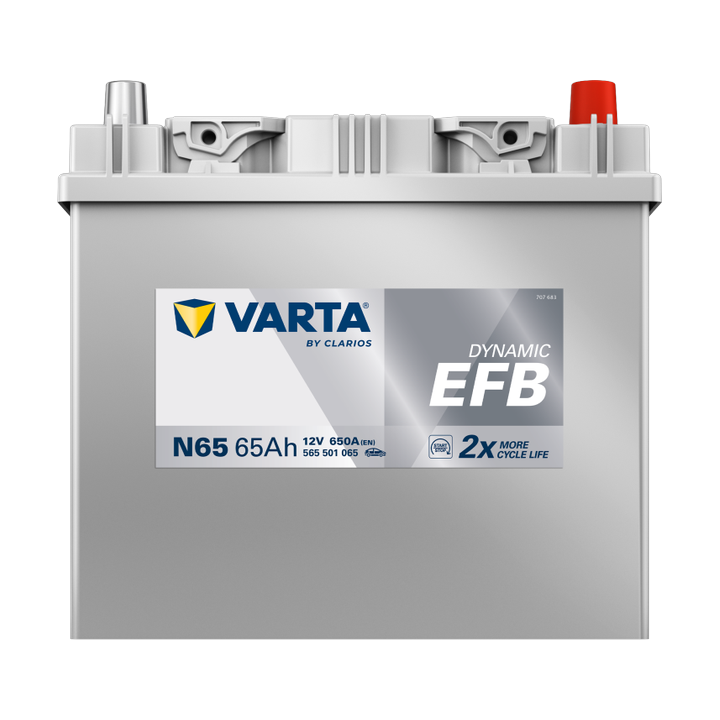Start-Stop battery Varta N65 12V 65Ah 650A · Málaga