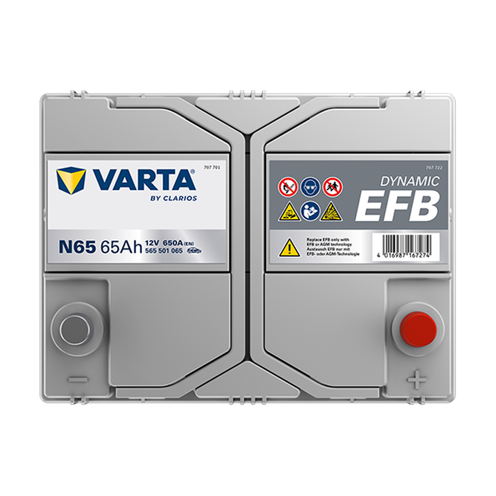 Start-Stopp-Batterie Varta N65 12V 65Ah 650A · Málaga