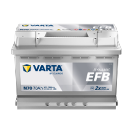 Bateria Start-Stop Varta N70 12V 70Ah 760A · Málaga