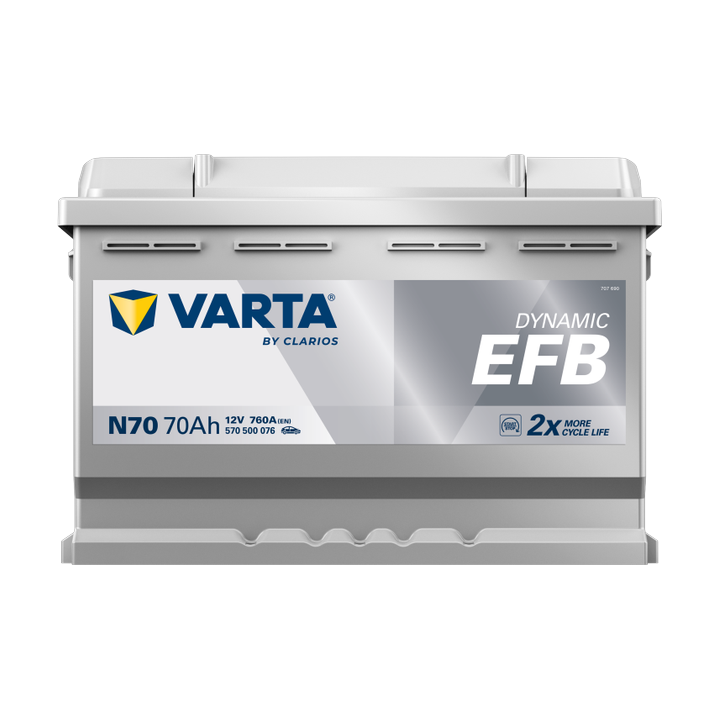 Start-Stopp-Batterie Varta N70 12V 70Ah 760A · Málaga