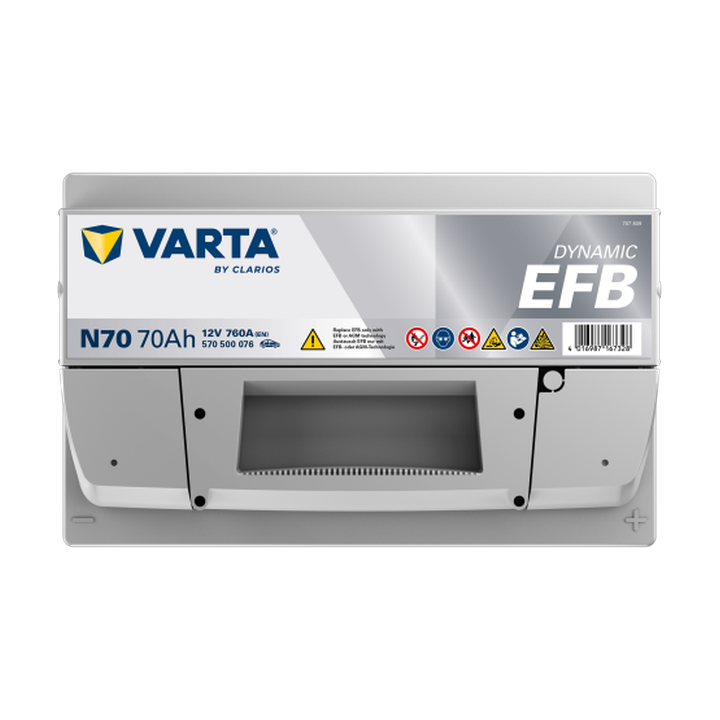 Start-Stopp-Batterie Varta N70 12V 70Ah 760A · Málaga