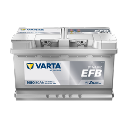 Bateria Start-Stop Varta N80 12V 80Ah 800A · Málaga