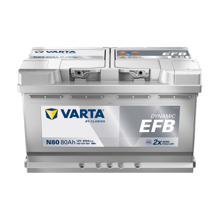 Batteria Start-Stop Varta N80 12V 80Ah 800A · Málaga