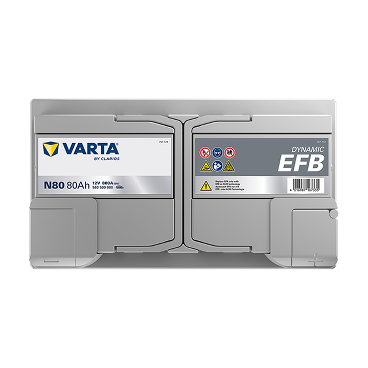 Start-Stop battery Varta N80 12V 80Ah 800A · Málaga