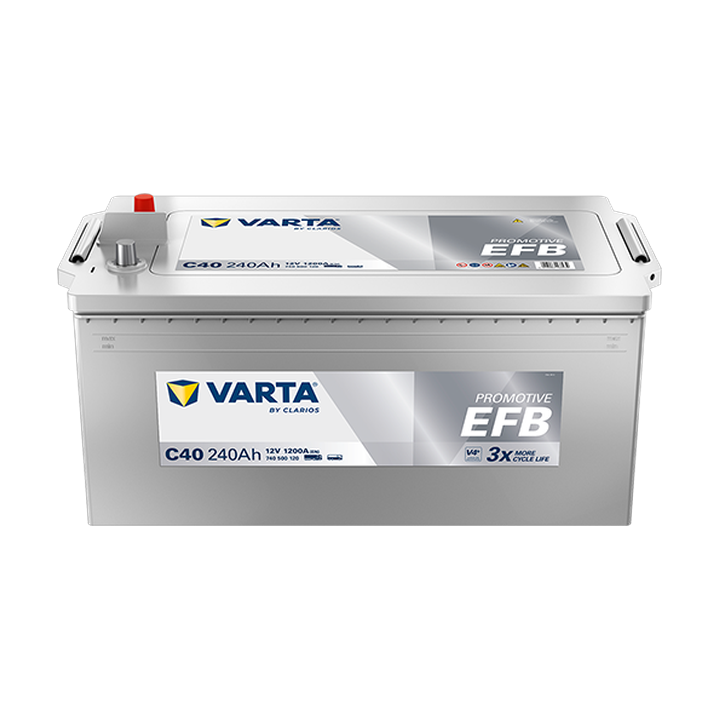 Truck battery Varta C40 12V 240Ah 1200A · Málaga