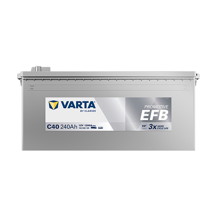 Batteria camion Varta C40 12V 240Ah 1200A · Málaga