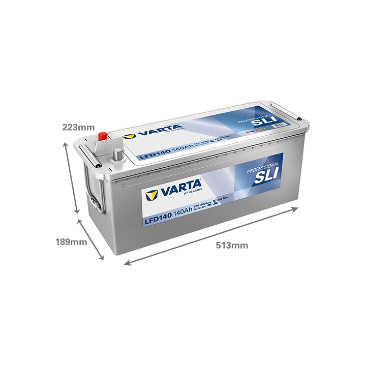 Marine battery Varta LFD140 12V 140Ah 800A · Málaga
