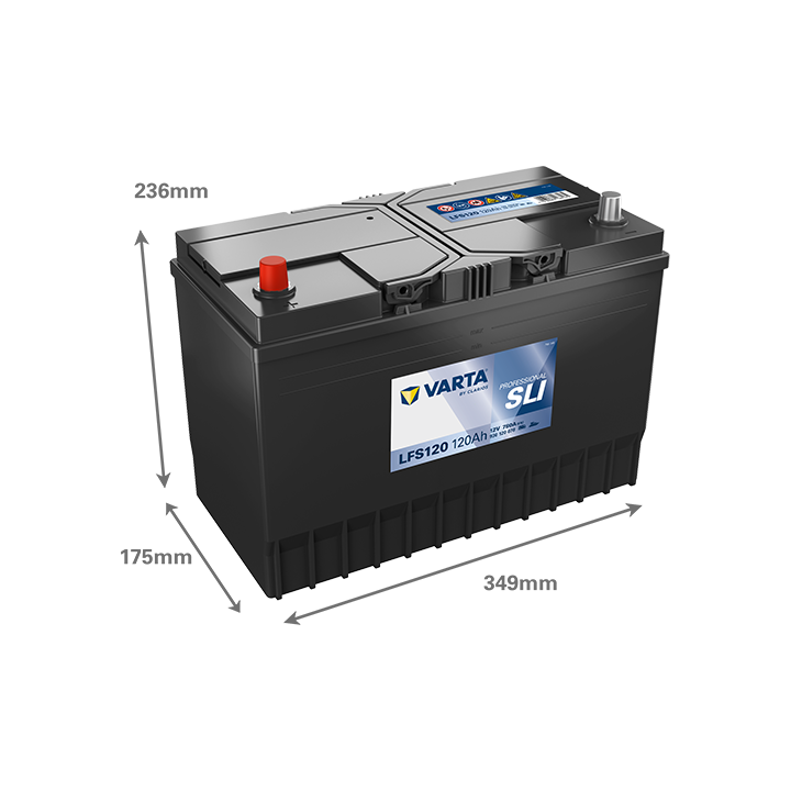 Marine battery Varta LFS120 12V 120Ah 780A · Málaga