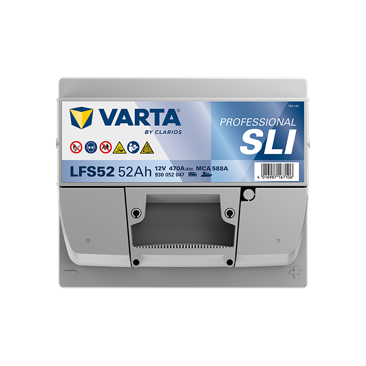 Batteria nautica Varta LFS52 12V 52Ah 470A · Málaga