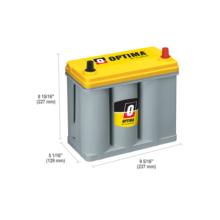 Car battery OPTIMA YTR-2.7J 12V 38Ah 460A · Málaga