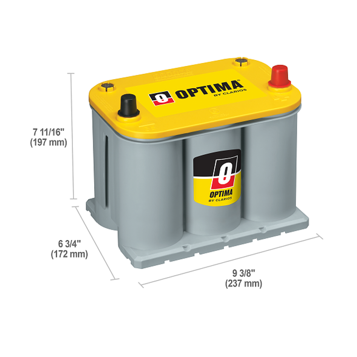 Bateria de carro OPTIMA YTR-3.7 12V 48Ah 660A — 4