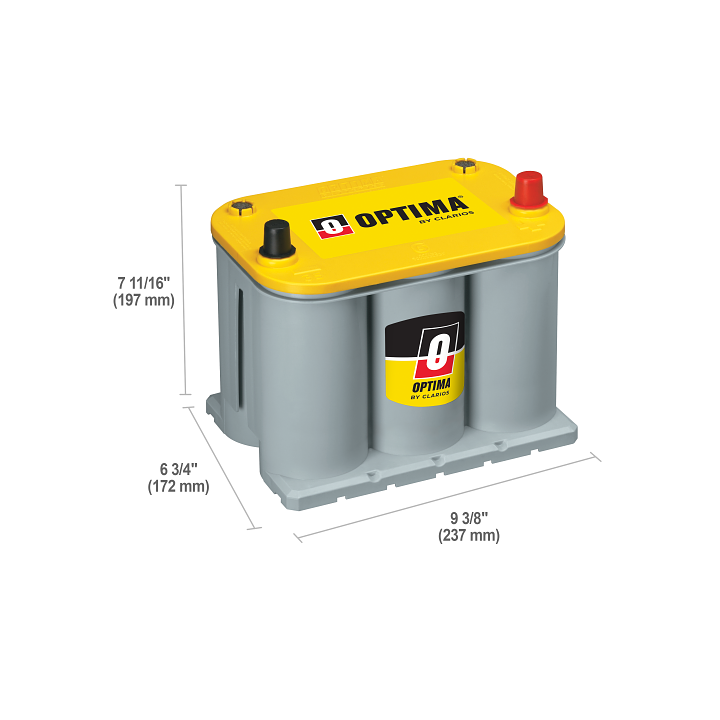 Batterie voiture OPTIMA YTR-3.7 12V 48Ah 660A · Málaga
