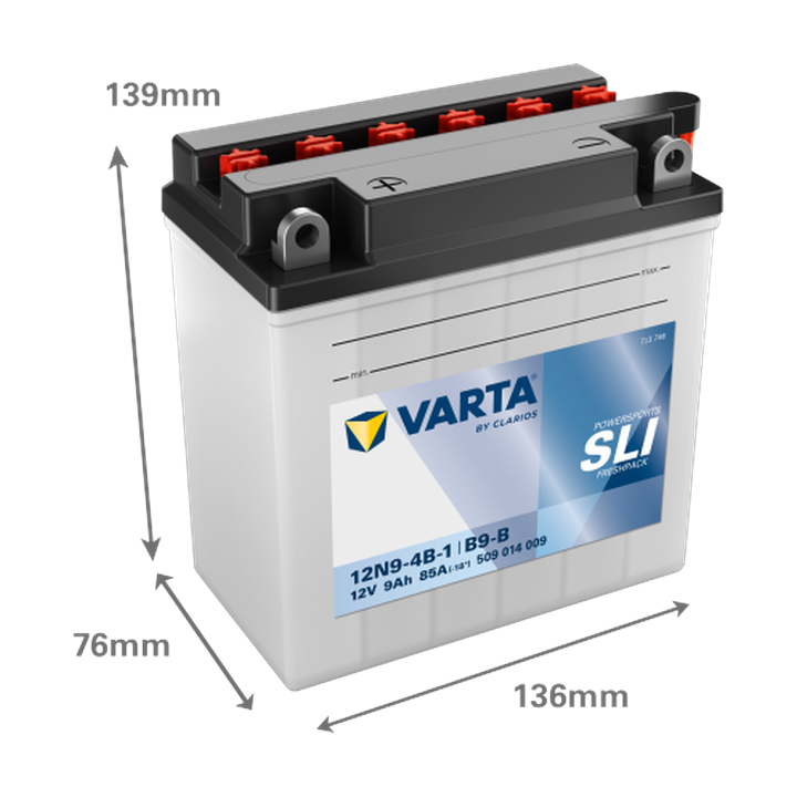 Batteria moto Varta 509014009 12V 9Ah 85A · Málaga