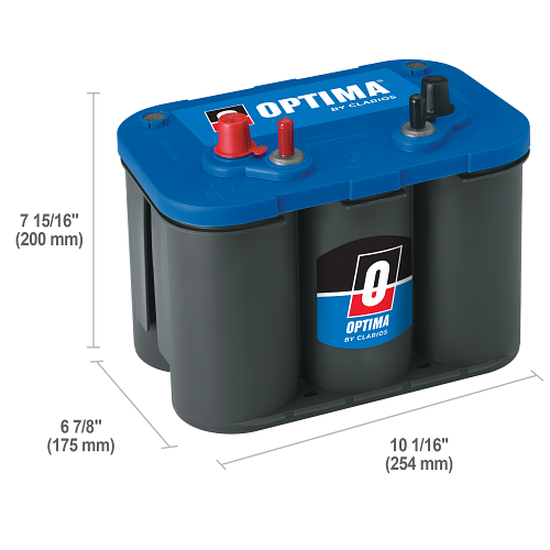 Dimensioni della batteria OPTIMA BTSLI-4.2