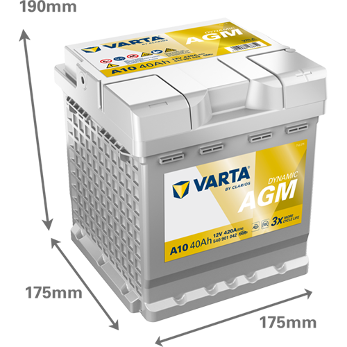 Dimensioni della batteria VARTA A10