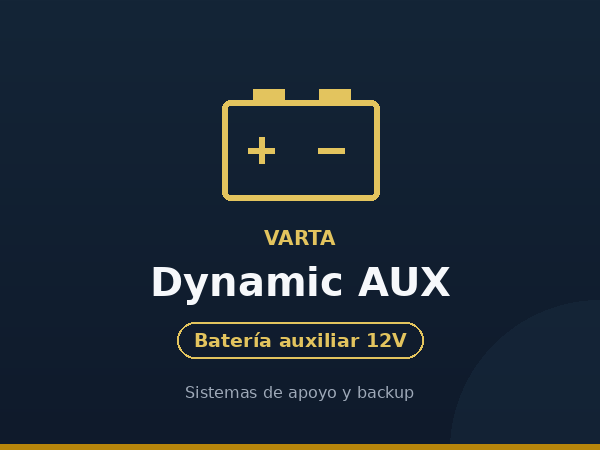 Varta Dynamic AUX auxiliar para coche en Málaga