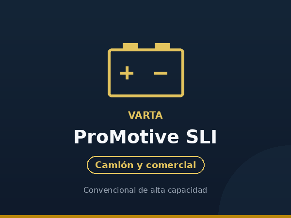 Varta ProMotive SLI tractor battery in Málaga